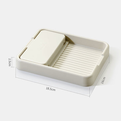 Warm White Pot Lid Organizer