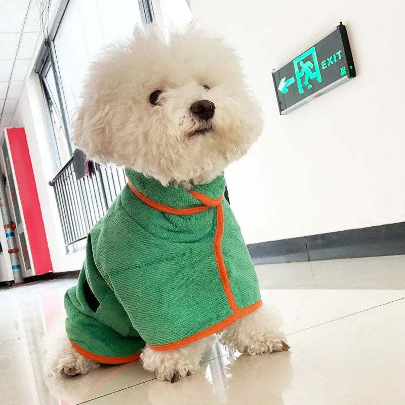 Quick-Dry Pet Bathrobe